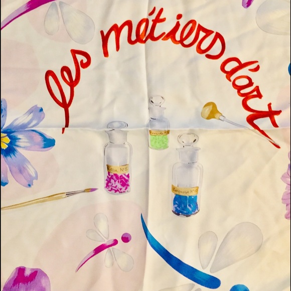 RARE PATEK PHILIPPE silk square Italian made scarf - Picture 10 of 11